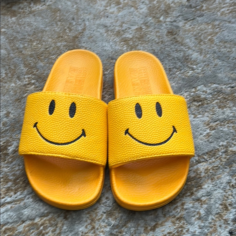Yellow Smiley Kids Slides